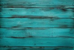 Striking Turquoise planks surface. Generate Ai Product Image 1