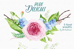 FlowerWreaths Watercolor Illustrations Product Image 2