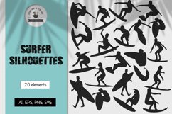 Surfer silhouettes Product Image 1