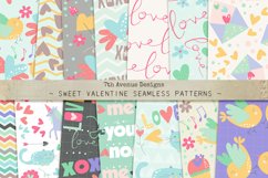 Sweet Valentine Seamless Patterns Product Image 1