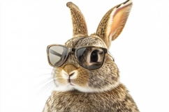 Cool bunny with glasses Product Image 1