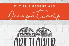 Art Teacher svg - art teacher svg heart subway art Product Image 6