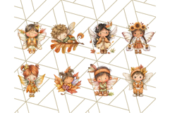 Fall Fairy Clipart PNG, Autumn Fairy People With Wings Product Image 8