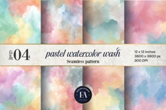 Pastel Watercolor Wash | Soft Abstract Texture Product Image 1