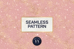 Pink Gold Shimmer Digital Paper, Glitter Texture Product Image 3