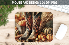 Boots Mouse pad Sublimation - Thanksgiving PNG Design Product Image 1