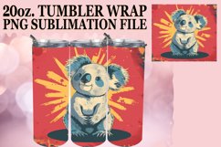 Old-School Critter Sketch Tumbler Wrap 20oz Product Image 1