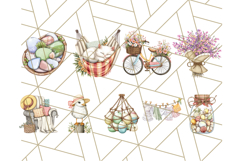 Coastal Cottagecore Summer Clipart PNG, Beachy Calm Vibes Product Image 8