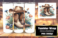 ELEGANT 20oz Tumbler Graphic for DIY , Western Product Image 1