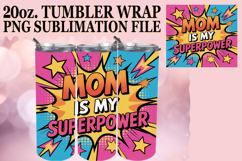 Vibrant dreams 20oz tumbler wrap, Mother's Day Product Image 1