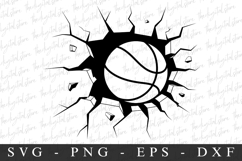 Basketball SVG | SVG Cut files | Cricut Product Image 1