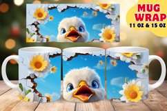 Springtime Blossoms Surround: Mug Wrap Sublimation Product Image 1