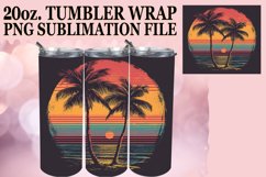 Retro Garden Bliss Tumbler Wrap - Floral Elegance Product Image 1