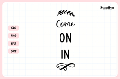 Porch Sign Saying SVG | Come On In Product Image 3