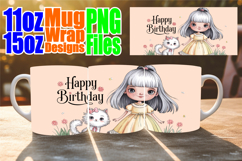 Sweet memories 11oz 15oz sublimation wrap, Birthday Girl Product Image 1