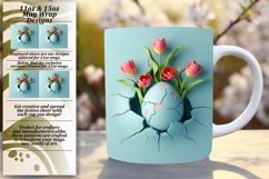 Springtime Splendor Floral Mug - 11oz 15oz Product Image 1