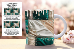 Charming 15oz Mug Wrap Png Template , Christmas Product Image 1