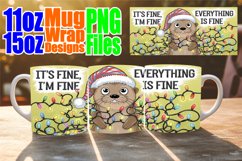 Radiant hearts 11oz 15oz sublimation wrap, Christmas Product Image 1