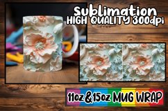 Abstract Whimsy Mug Wrap, 11oz 15oz Sublimation Product Image 1