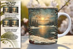 Fresh 11oz Mug Wrap Png Artwork , Christmas Product Image 1