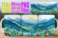 Sublimation Mug Wrap - Springtime Beauty Views Product Image 1