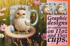 Whimsical Spring Bunny Mug Sublimation 15oz Product Image 1