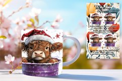 Lovely 15oz Mug Wrap Png Design , Christmas Product Image 1