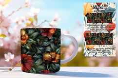 Spring Flower &amp; Stripe Mug Wrap - Sublime Beauty Product Image 1