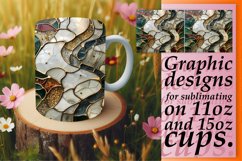 Sparkling Lily Garden Mug Design: Sublimation, 11oz &amp; 15oz Product Image 1