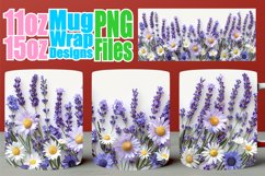 Garden Glam Mug Wrap - Sublimation Elegance Product Image 1