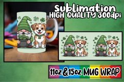 Delightful sips 11oz 15oz mug wrap, St Patricks Product Image 1