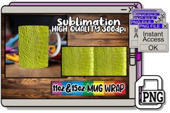 Sleek Timeless 3D Raised Pattern Mug Design 11oz 15oz Product Image 1