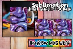 Abstract Inflated Visions: Vibrant Mug Art 11oz/15oz Product Image 1