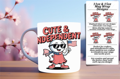 Creative 11oz Mug Wrap Png Design , Funny Ghost Product Image 1