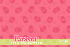 Easter Eggs Bunny Seamless Pattern PNG Sublimation Product Image 6