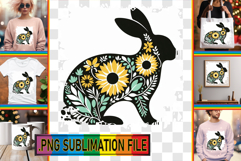 Unique Tote Bag Designs PNG, Flower Animals Product Image 1