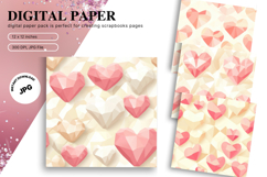 Heart Valentines Background Love Wallpaper Bokeh Backdrop_76 Product Image 1