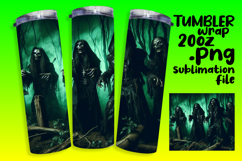 FASHIONABLE 20oz Tumbler Design , Horror Halloween Product Image 1