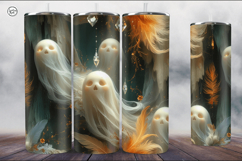 4 Halloween Tumbler Wrap Sublimations, 20 oz Product Image 3