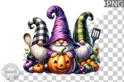 Halloween Kitchen Gnome Sublimation - Clipart PNG Design Product Image 1