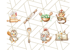 Cottagecore Kitchen Chicken Clipart PNG, Fairytale Style Product Image 8