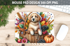 Dog Mouse pad Sublimation - Thanksgiving Animal PNG Design Product Image 1