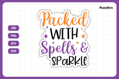 Halloween Small Business Packaging Sticker | Spells Sparkle Product Image 3