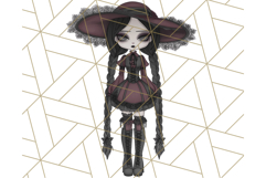 Gothic Halloween Clipart Dark Aesthetic PNG, Halloween Png Product Image 4