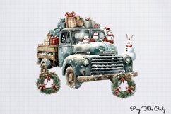 White Rustic Christmas Clipart PNG Product Image 1