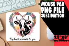 LUMINOUS DESK PAD ARTISTIC TOUCH, Cute Cow Product Image 1