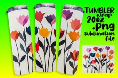 Tranquil Spring Meadow 20oz Tumbler Sublimation Wrap Product Image 1