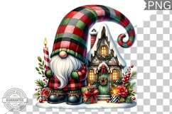 Christmas Gnome Sublimation - Clipart PNG Design Product Image 1