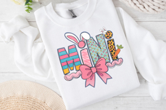 Mini Easter Bunny Clipart, Happy Easter Sublimation PNG Product Image 1