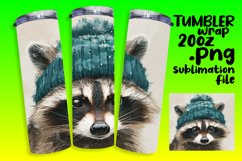 Holiday Wildlife Tumbler Wrap Design 20oz Product Image 1